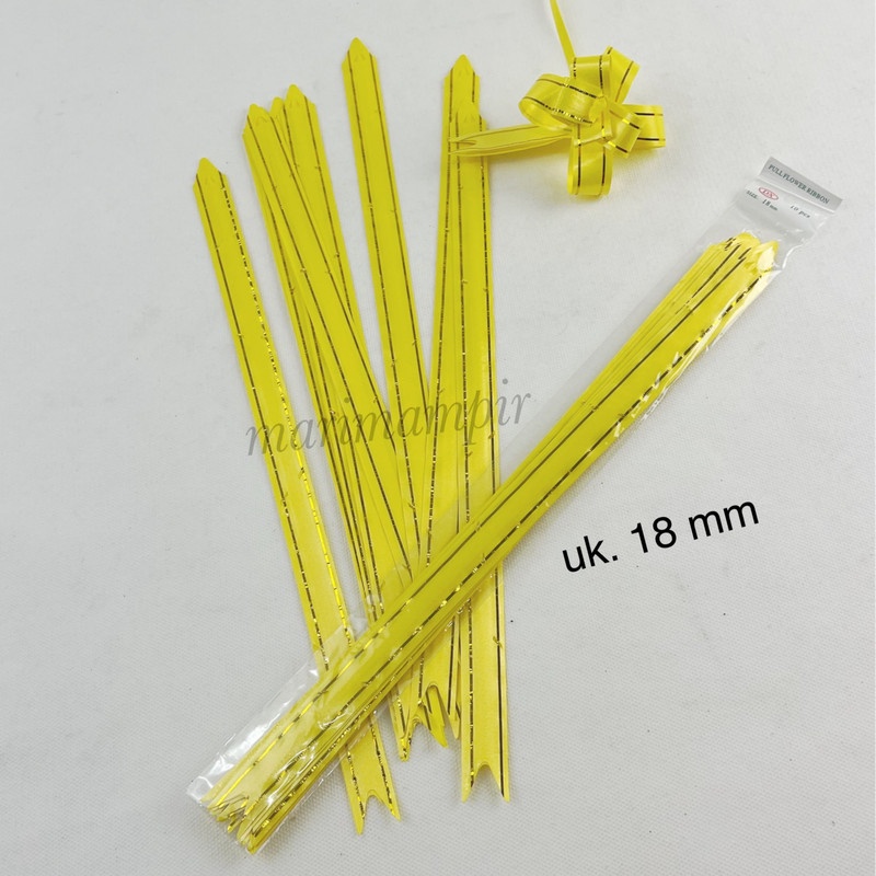 

PITA TARIK / SERUT LIST MAS 18 MM WARNA KUNING