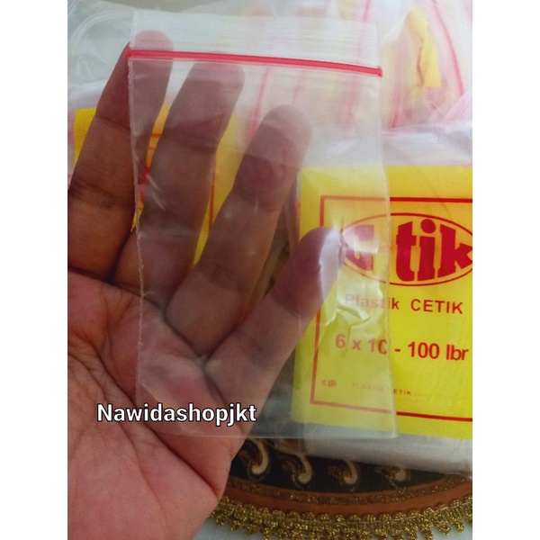 Plastik Klip CTIK 5 x 8 6 x 10 7 x 10 isi 100 lembar Plastik ziplock Oleh Oleh haji umroh