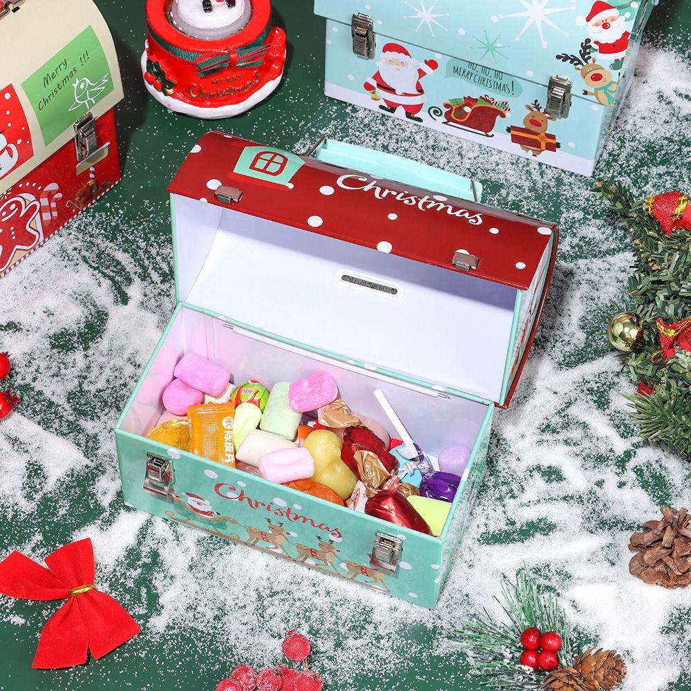 Preva Christmas Gift Box Storage Box Kotak Kue Kering Kemasan Kado Hadiah Tahun Baru