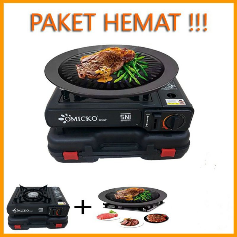 progas , Bulgogi Fan , Paket , Kompor Portable  + BBQ , Bulgogi Fan 32CM