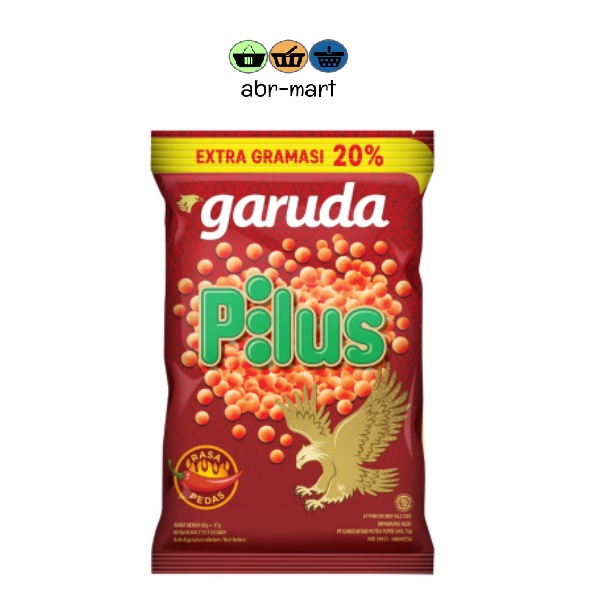 GARUDA KACANG PILUS PEDAS 80 GR [ KEMASAN BESAR ]