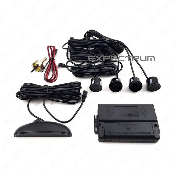 Sensor mundur / Parkir Mobil 4 Titik + Display Meter.