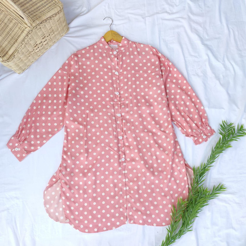 Afsheenastore Tunik Anak Perempuan Minie Polka By Little Aruma