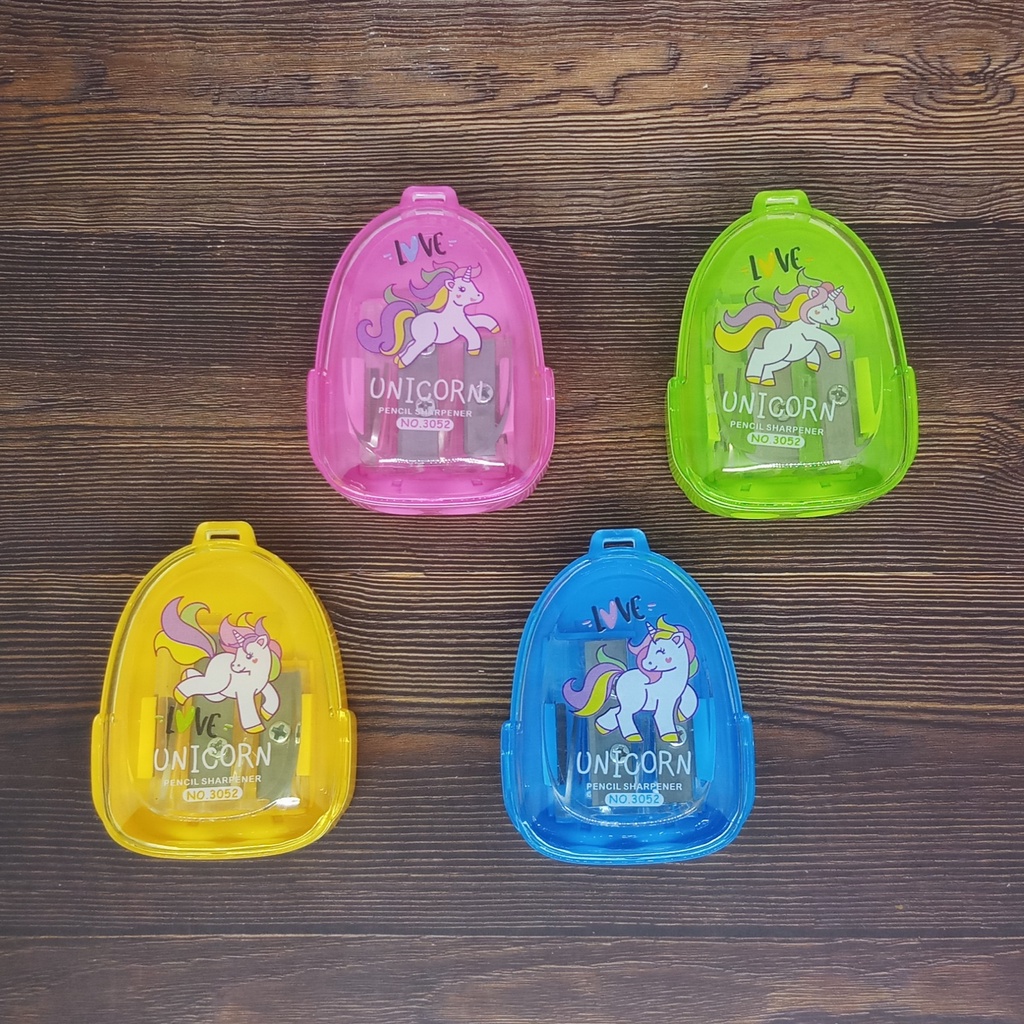 

Rautan / Sharpener 2 Lubang motif Unicorn