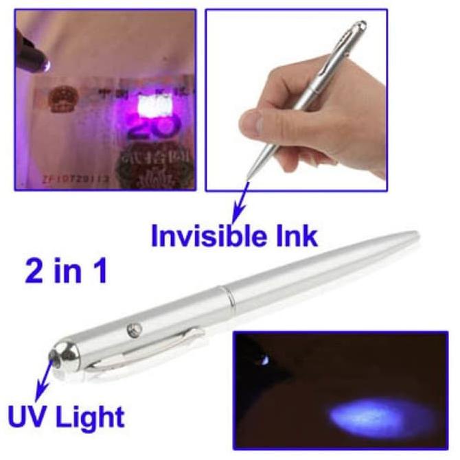 

Murah 2In1 Invisible Ink Pen + Uv Light Pulpen Senter Ultraviolet Rahasia