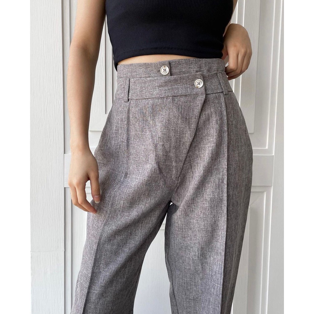 POTTIE - Gauri Pants - Long Culottes High Waist - Celana Panjang Wanita