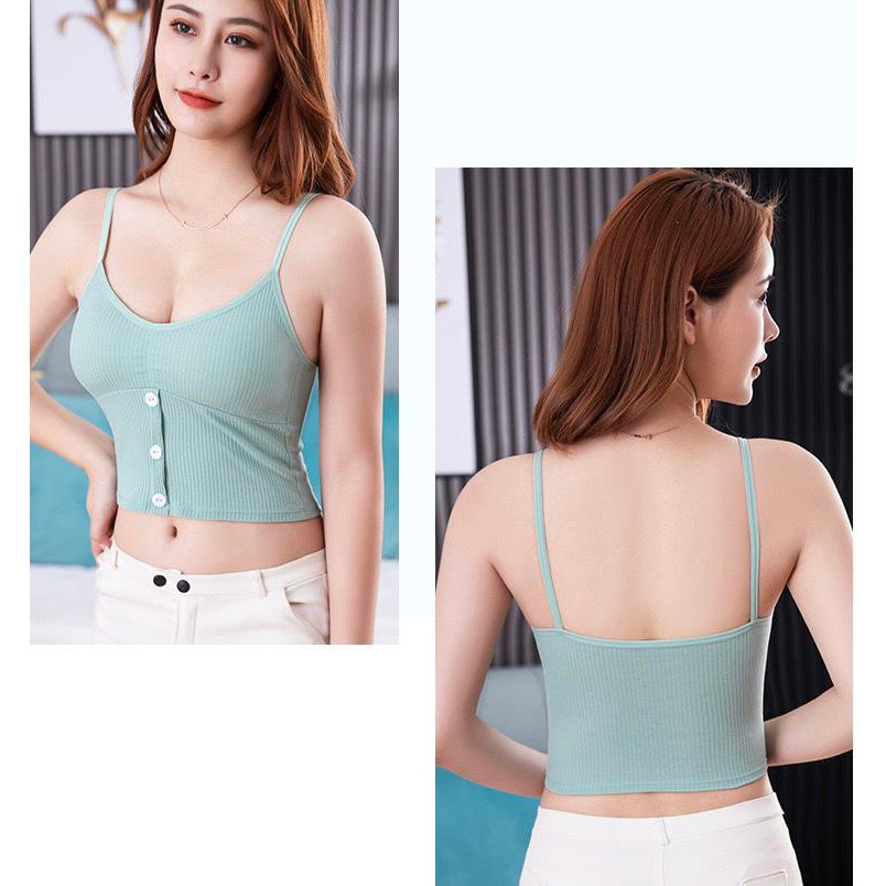 Victoria Bra Tanktop fashion wanita tanpa kawat bh pakaian dalam wanita 1027