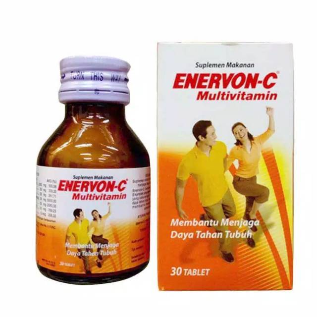 Enervon C Multivitamin Dan Mineral isi 30 kapsul ORIGINAL-BPOM