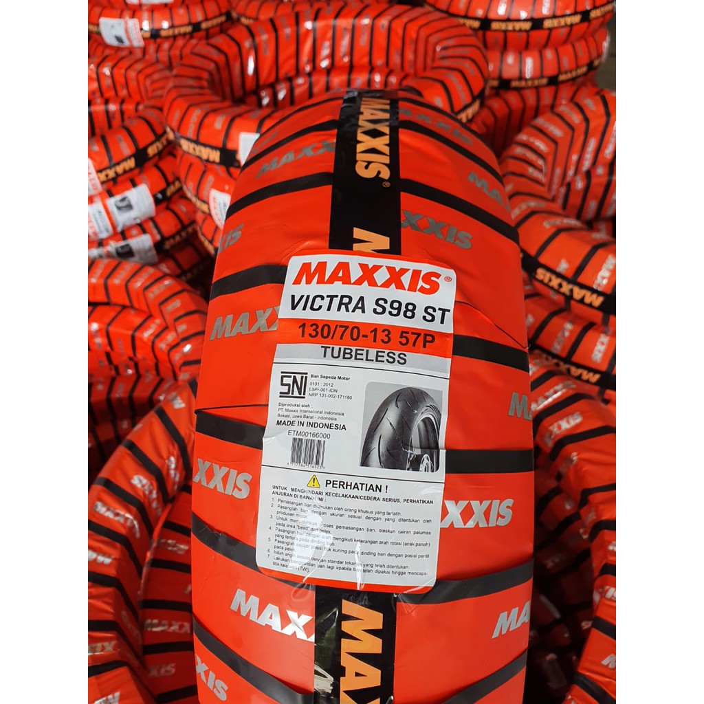 BAN BELAKANG MOTOR NMAX MAXXIS 130/70-13 VICTRA + BONUS