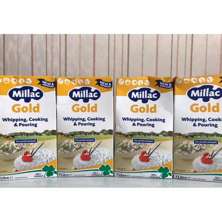 Whipping Cream Gold MILLAC 1Liter ED Mei 2024