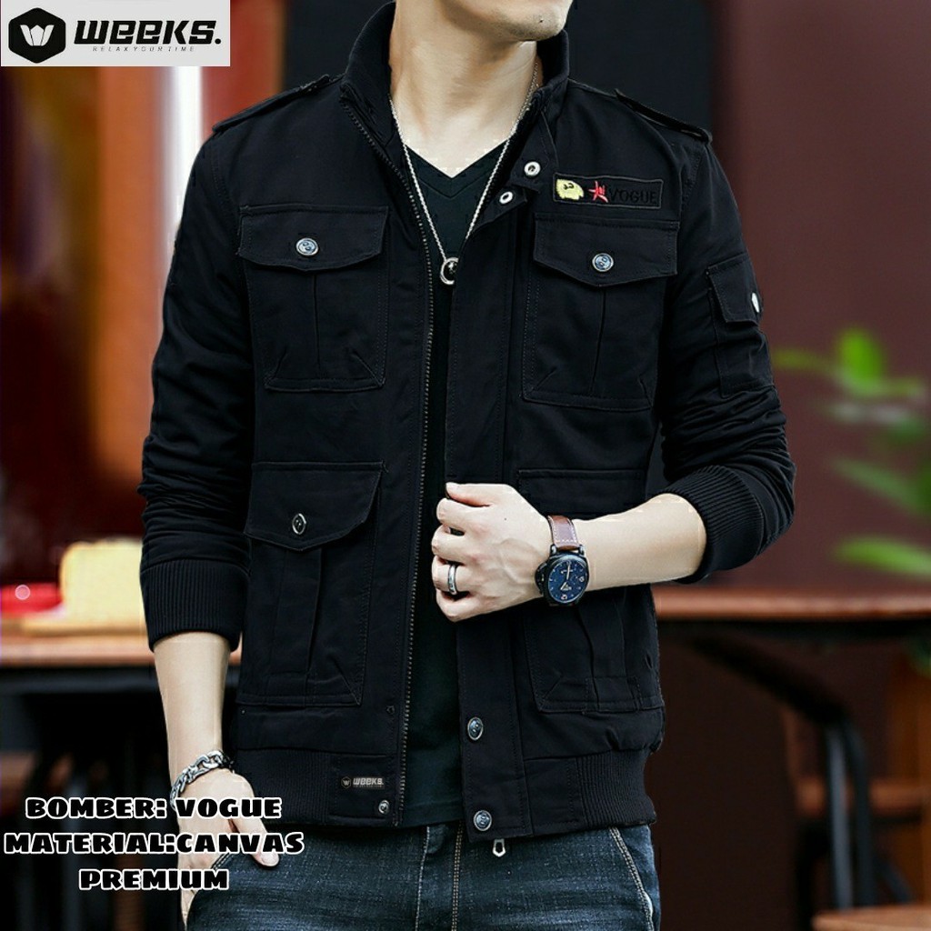 #TERBARU JAKET PRIA BOMBER VOGUE TERBARU 2021 / JAKET PRIA BOMBER / JAKET BOMBER PRIA