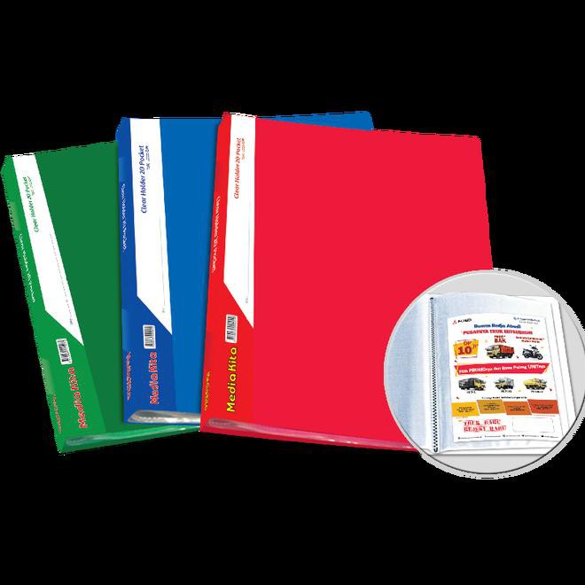 

Clear Holder Polos 20 Poket Produk Baru