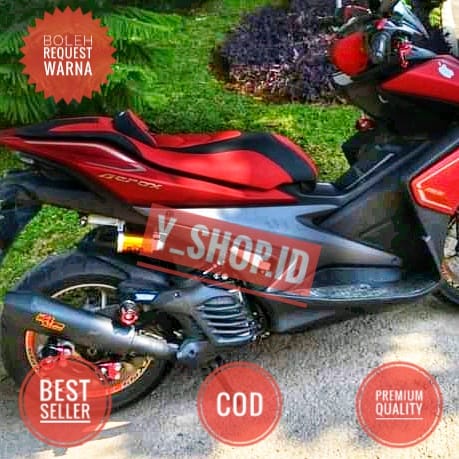 Cover Kulit Jok Yamaha Aerox 155 New Modif Eropa Pnp Anti Rembes