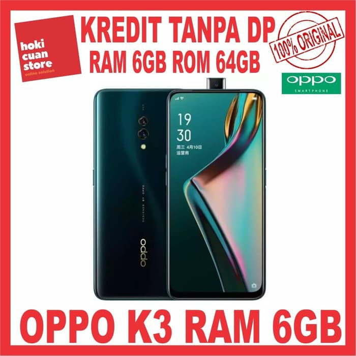 OPPO K3 RAM 6GB ROM 64GB GARANSI RESMI OPPO INDONESIA