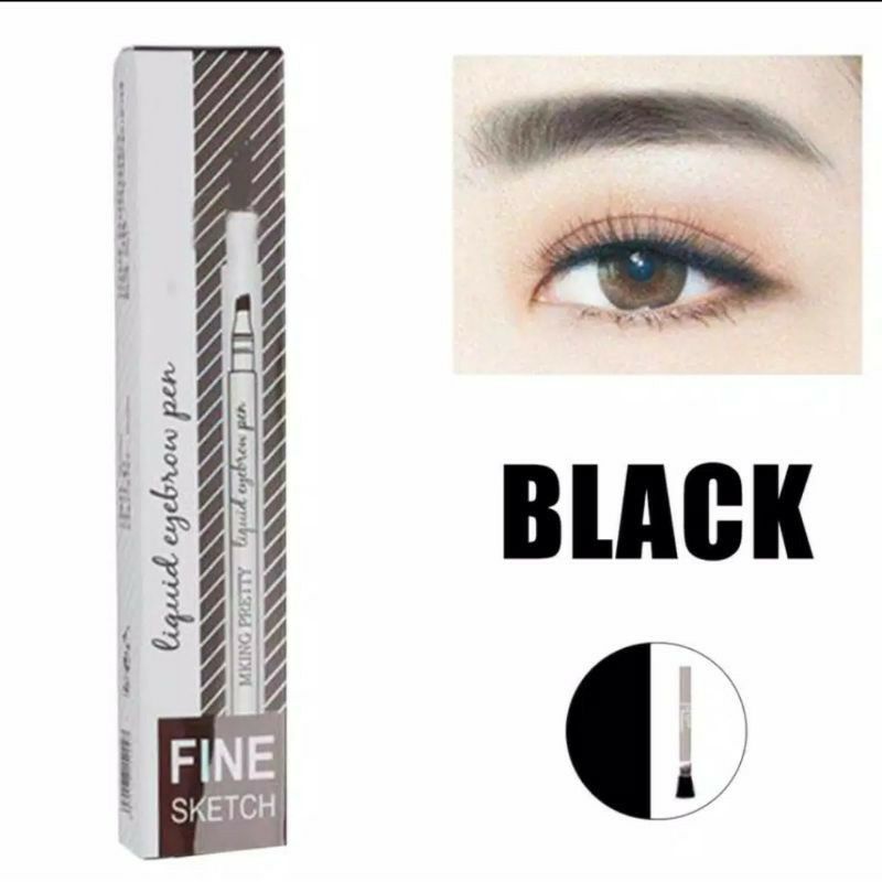 Waterprof Eyebrow Pensil Sulam Alis Natural Korea Asli Import