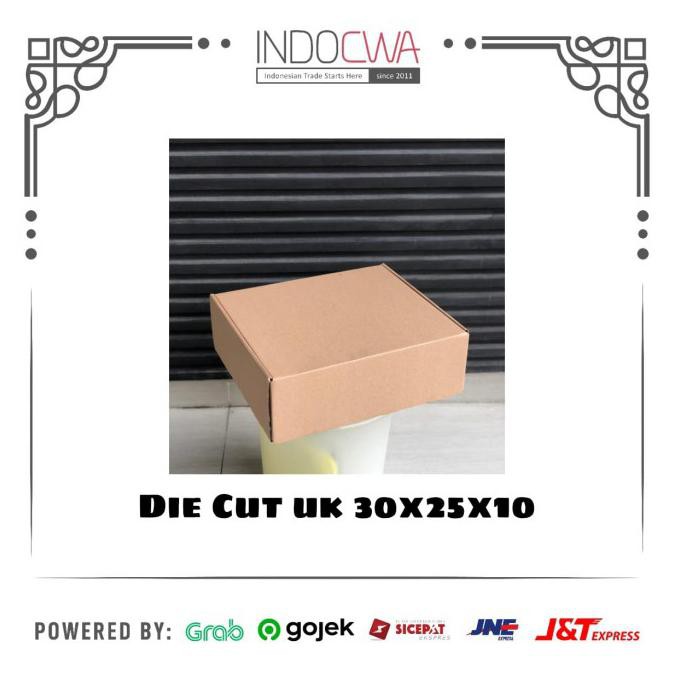 

Kardus Box Karton Polos Die Cut Uk 30X25X10