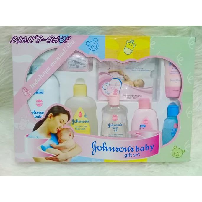 Paket Johnson'S Baby Gift Set/Set Kado Bayi/Perlengkapan Mandi/Sabun/