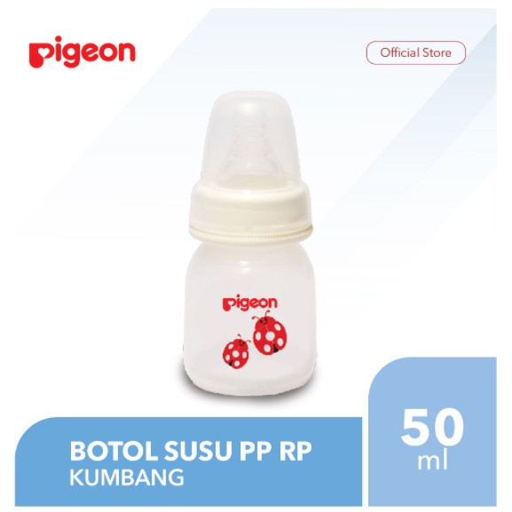 Pigeon Botol Susu PP Rp 50ml Gambar KUMBANG Newborn Dot Bayi Botol Susu Pigeon Ukuran 50ml
