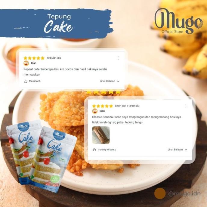 

Paket Baking Tepung Gluten Free MUGO (Bread, Cake, Cookies)