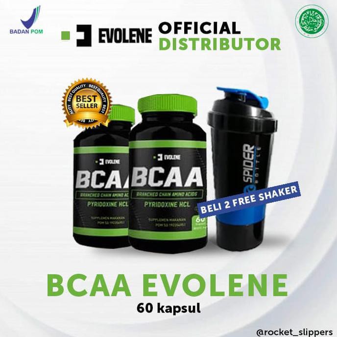 Ready Cod Evolene Bcaa Branched Chain Amino Acids 60 Kapsul Suplemen Gym Boom Sale Shopee Indonesia