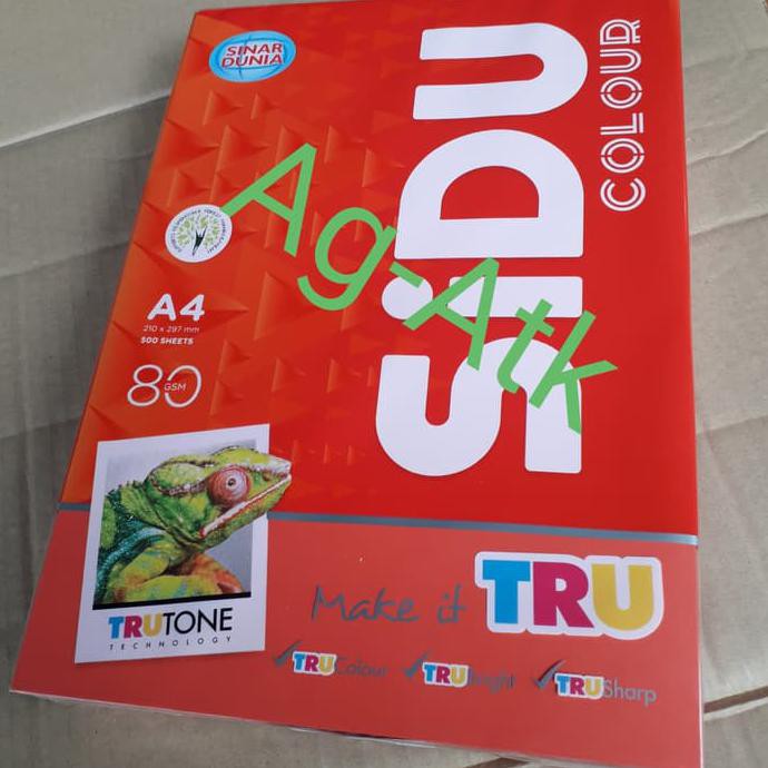 

Kertas Warna Kertas Spectra A4 80 Gram It 250 Red Isi 500 Lembar. - Merah Anijejestore