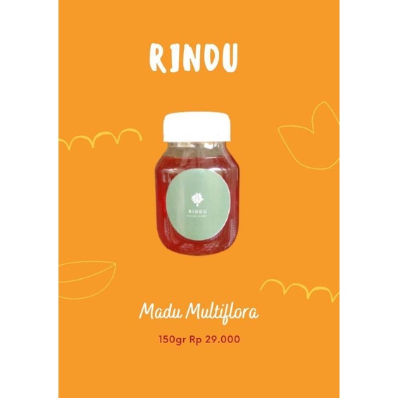 

Madu Asli / Madu Murni Rindu 150 Gram