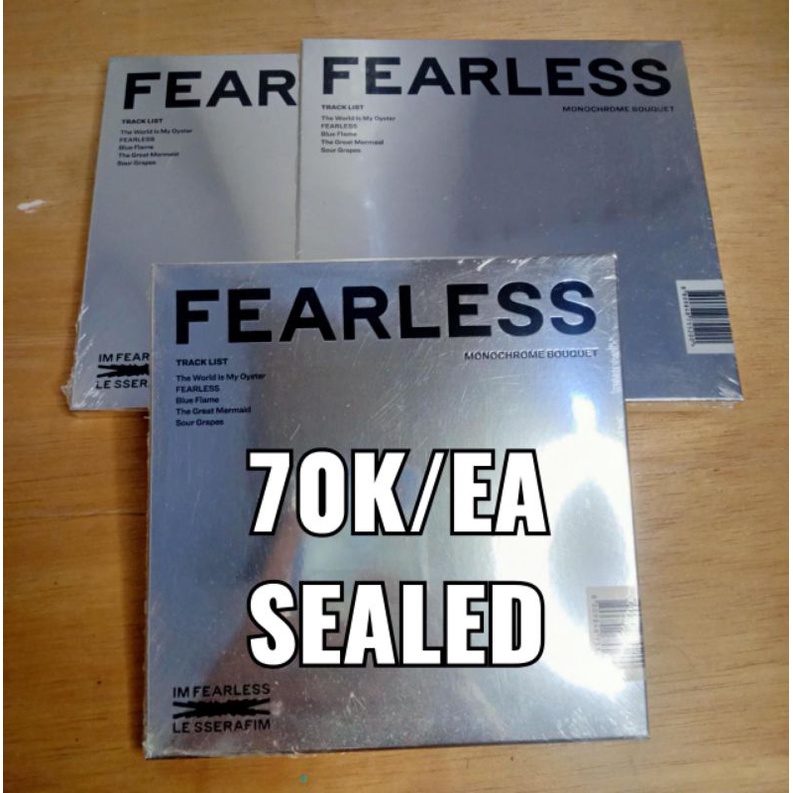 LE SSERAFIM - MONOCHROME - ALBUM SEALED DAN UNSEALED PC YUNJIN DAN EUNCHAE
