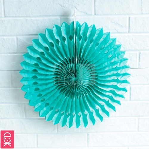 

Rosettes Paper Fan 12