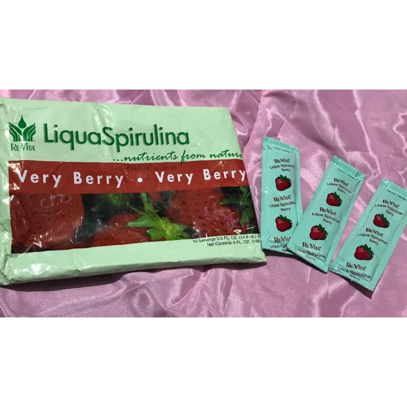 Liqua Spirulina Berry/Liqua Health Spirulina (sachet)