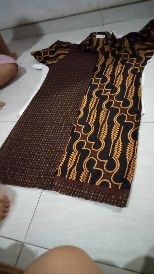 Tunic Mataram Parang Black Tunik Batik Cewek Tunic Batik Wanita Seragam Batik Kerja Batik Busui Solo