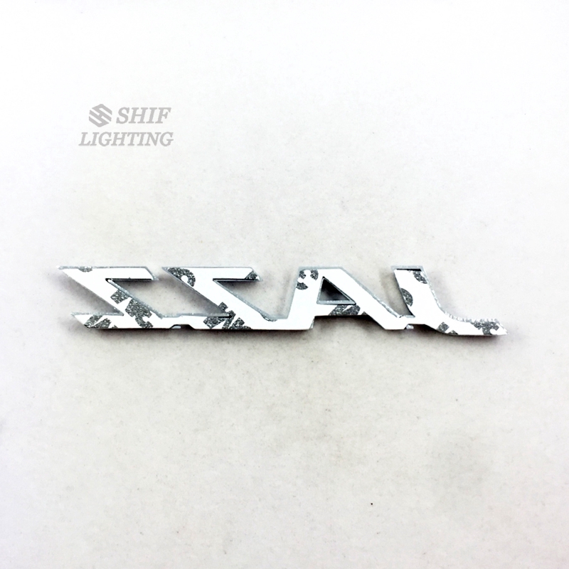 1Pc Stiker Emblem Logo JAZZ Bahan ABS Krom Untuk Bagasi Belakang Mobil HONDA