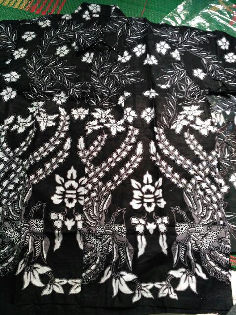 Bswart Batik Hrb026 Kenongo Hem Pendek Padi Pekalongan M L Xl Batik Pria Murah Modern Grosir