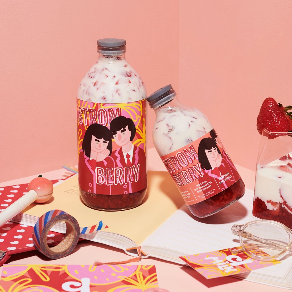 

Korean Drink Strawberry Milk