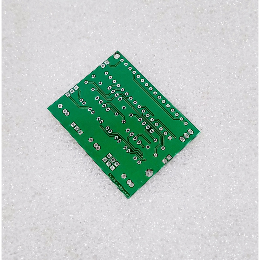 PCB Filter Subwoofer JRC4558 2x Plus Frequensi