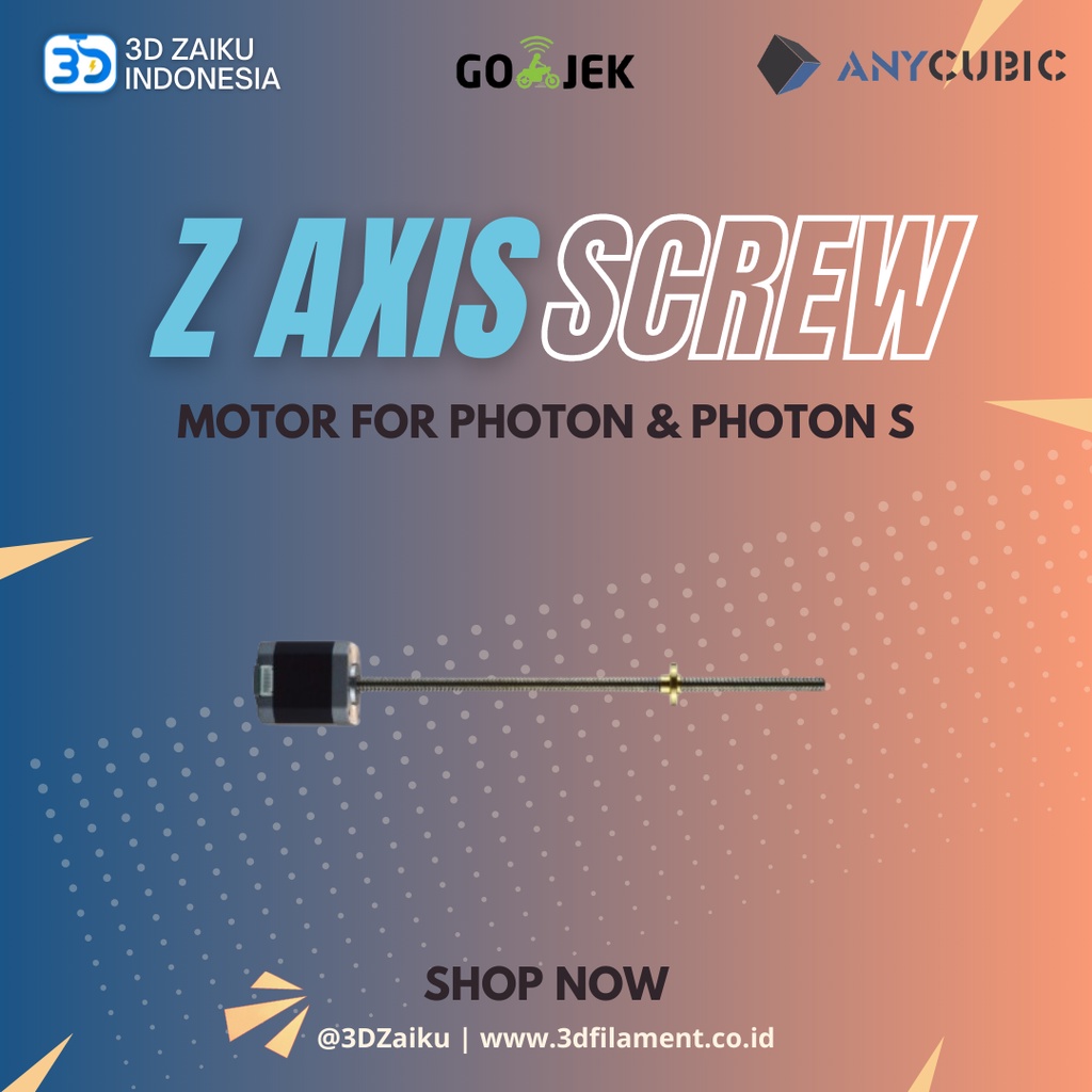 Original Anycubic Photon and Photon S Z Axis Screw Motor