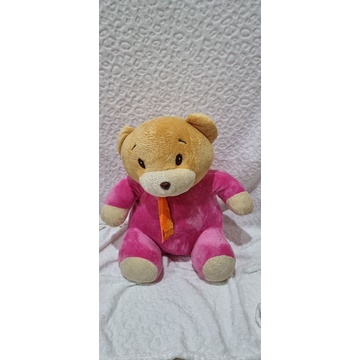 boneka beruang baju pink