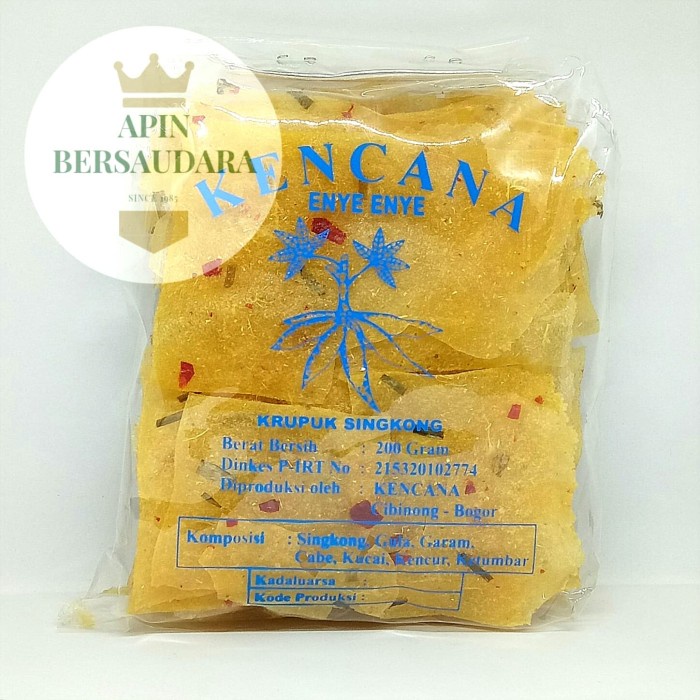 

MURAH KERIPIK SINGKONG Kencana Enye-enye