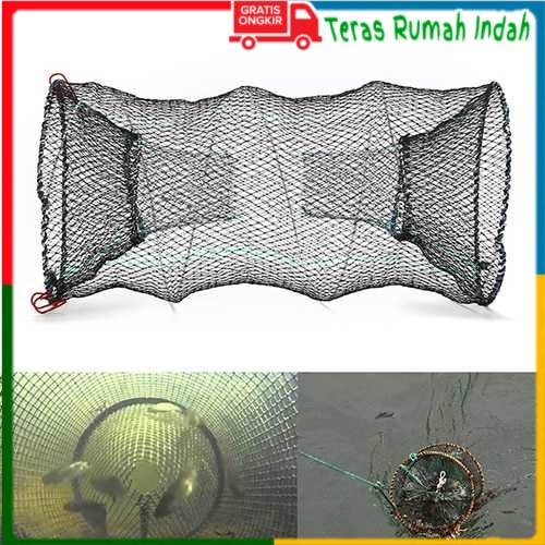 Koja korang tempat ikan - Jaring Pancing Ikan Udang Lobster Net Foldable