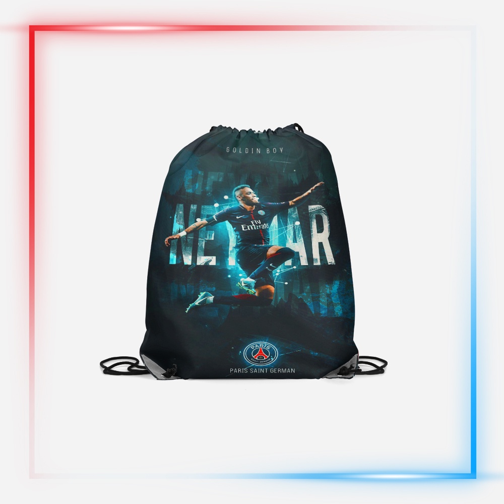 String Bag / Tas Serut Fullprint 3D NEYMAR
