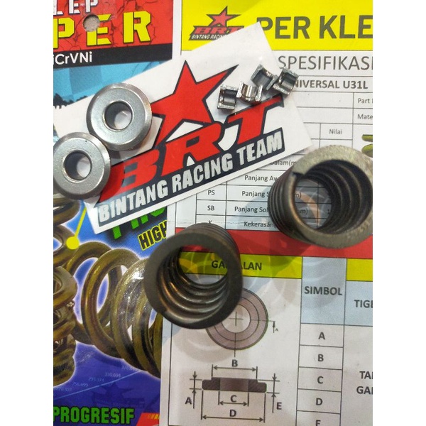 BRT PER KLEP SUPER TIGER CRF 150 + GANJALAN