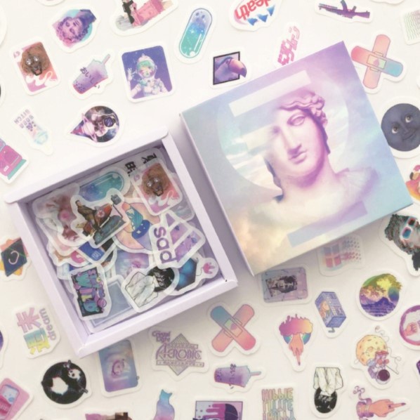 

Sticker Decorative Scrapbook DIY untuk Jurnal (per 5pcs)
