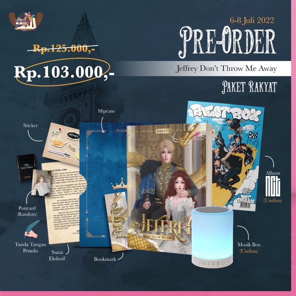 (D7I1) Ready Novel JEFFREY DON’T THROW ME AWAY karya Dekdi A //Sudah@update