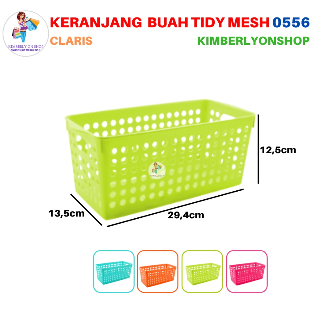 Keranjang Nampan Kotak Tidy Mesh Serbaguna Tray Small 0556 Claris