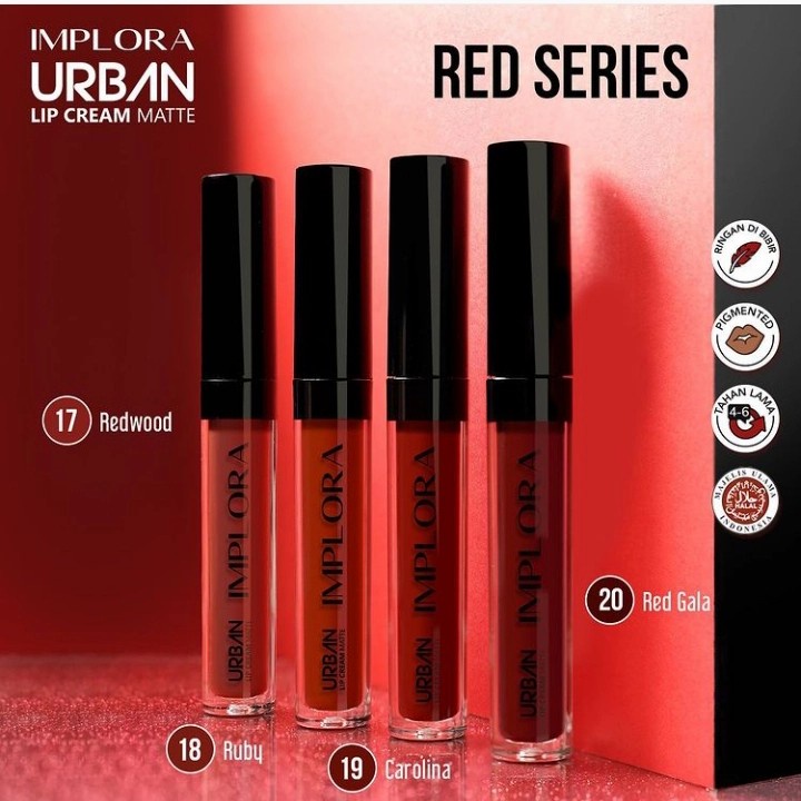 Lip cream implora/lip tint/lip velvet/intense matte implora