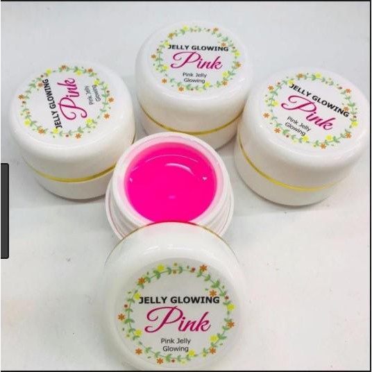 SHINE STAR - Jelly Glowing Pink - Cream Pemutih Wajah - Cream Obati Jerawat dan Bekas Jerawat / Flek Hitam