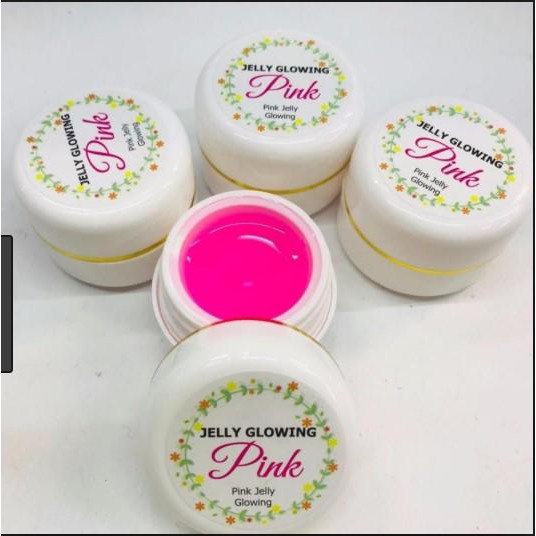 SHINE STAR - Jelly Glowing Pink Cream Pemutih Wajah Glowing Cepat - Cream Penghilang Bekas Jerawat dan Flek Hitam