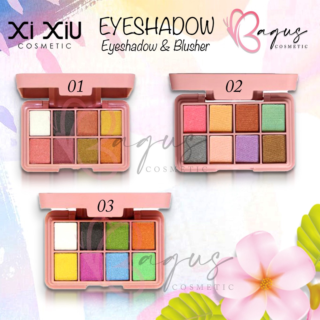 ⭐BAGUS⭐ XI XIU EYESHADOW &amp; BLUSHER | Palet Eyeshadow &amp; Blush On