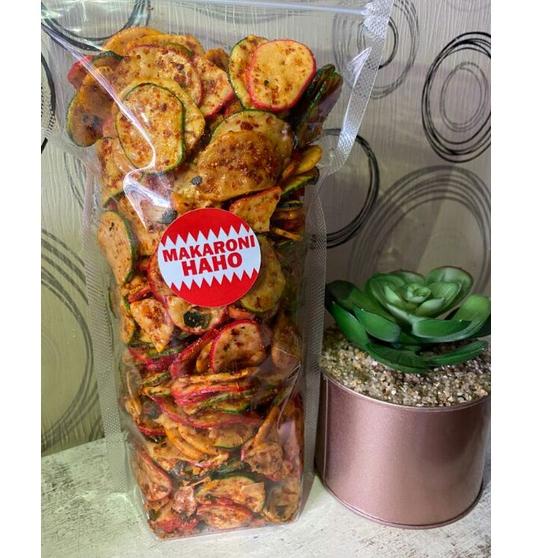 

ろ kerupuk bantet seblak haho pedas daun jeruk kemasan 500gram (plastik ziplock/standing pouch) ㅼ