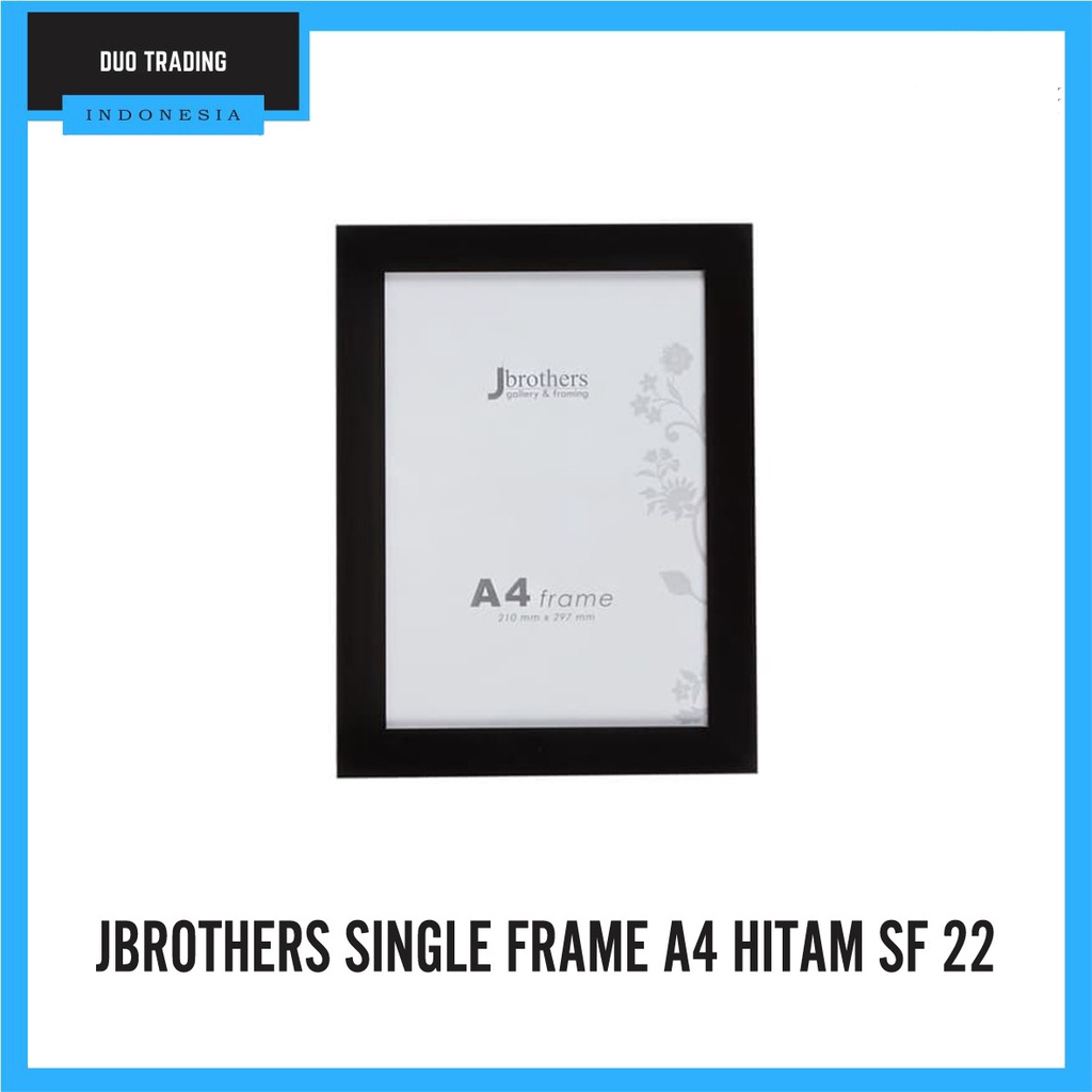 Jbrothers Single Frame A4 hitam SF 22 | BINGKAI FOTO