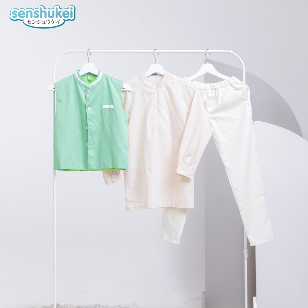 [Brandedbaby] 5T-13T SETELAN KOKO ANAK  3-IN-1 KURTA PAKISTAN IMPORT / SETELAN KOKO ANAK LAKI-LAKI SENSHUKEI 5T-13T